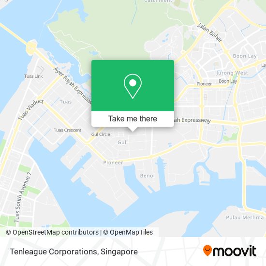 Tenleague Corporations map