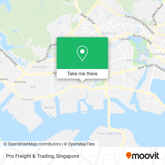 Pro Freight & Trading map