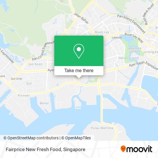 Fairprice New Fresh Food map