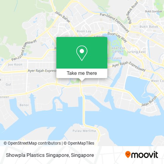 Showpla Plastics Singapore map