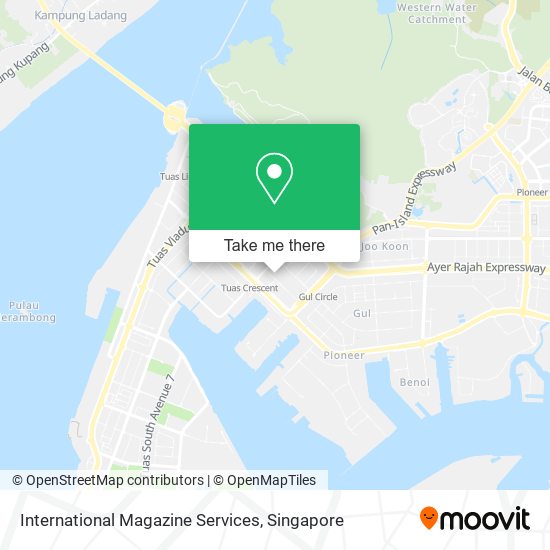 International Magazine Services map
