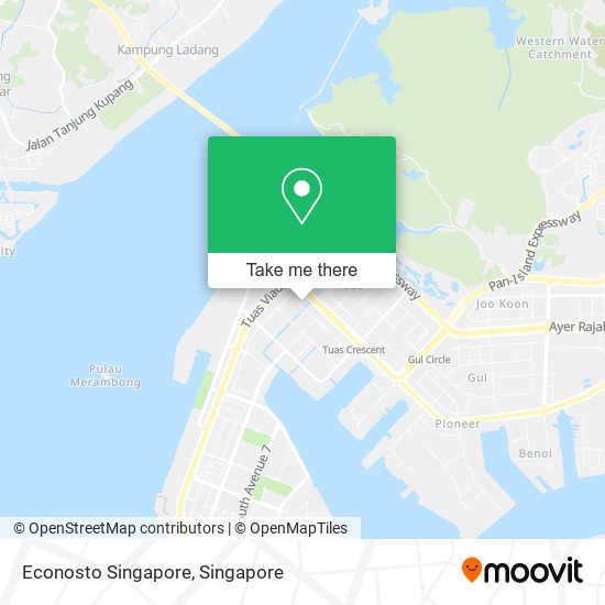 Econosto Singapore map