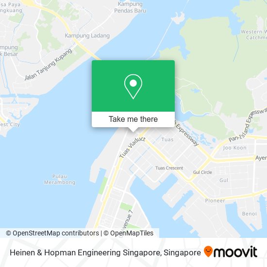 Heinen & Hopman Engineering Singapore map