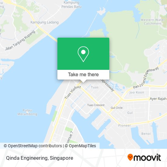 Qinda Engineering map