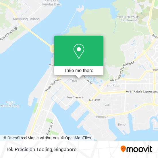 Tek Precision Tooling map
