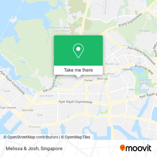 Melissa & Josh map