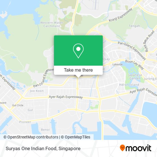 Suryas One Indian Food地图