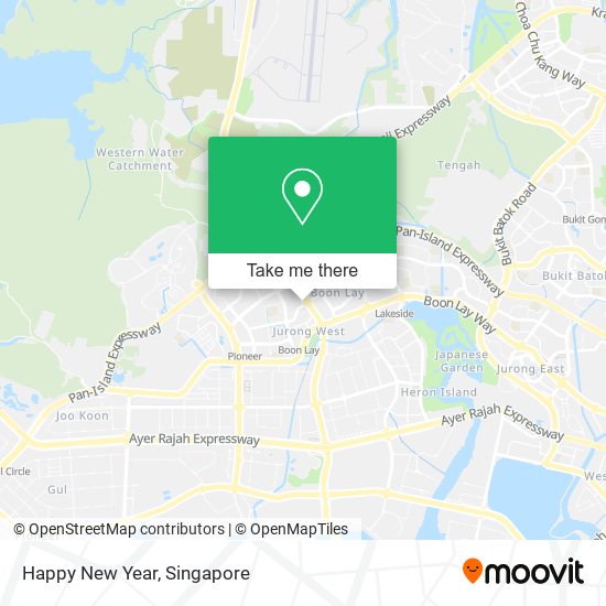 Happy New Year map