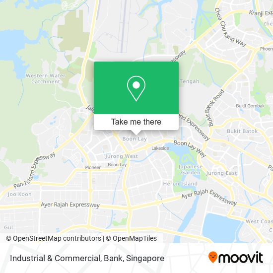 Industrial & Commercial, Bank map