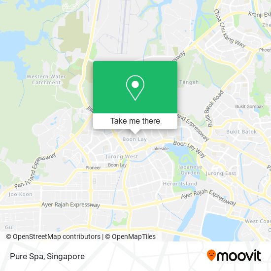 Pure Spa map