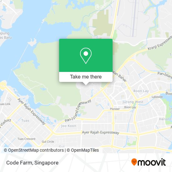 Code Farm map