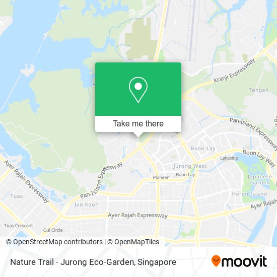 Nature Trail - Jurong Eco-Garden map