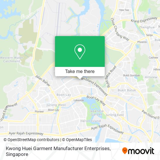 Kwong Huei Garment Manufacturer Enterprises map