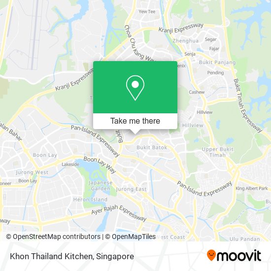 Khon Thailand Kitchen map