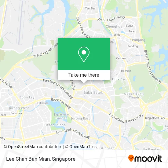 Lee Chan Ban Mian map