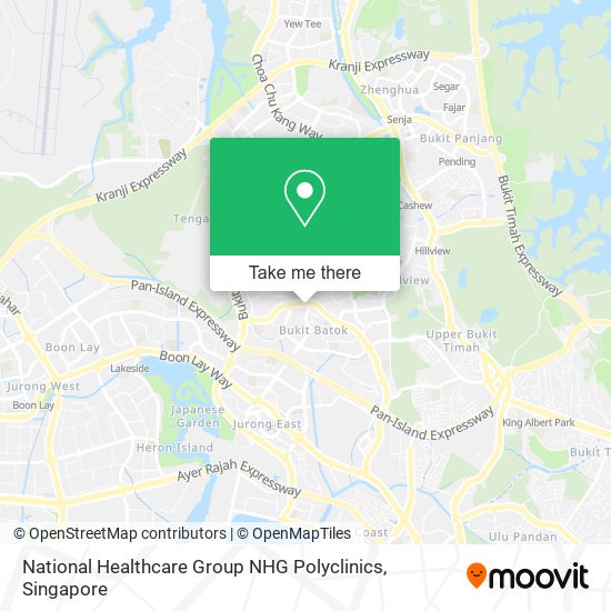 National Healthcare Group NHG Polyclinics map