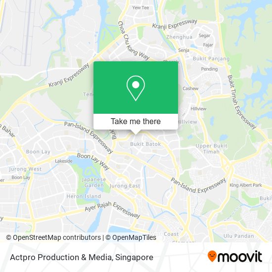 Actpro Production & Media map