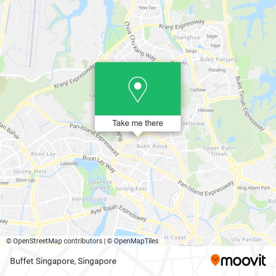 Buffet Singapore map