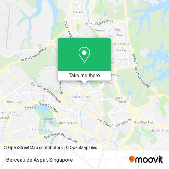 Berceau de Aspar map