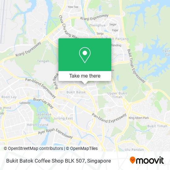 Bukit Batok Coffee Shop BLK 507 map