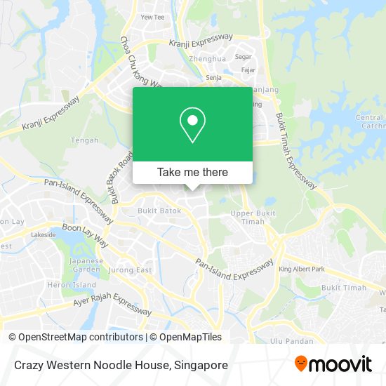 Crazy Western Noodle House map