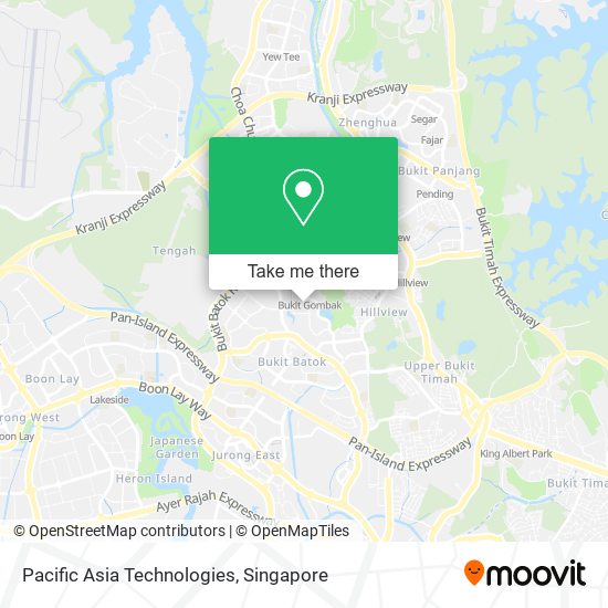 Pacific Asia Technologies map