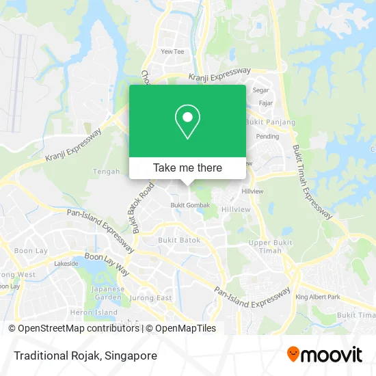 Traditional Rojak map