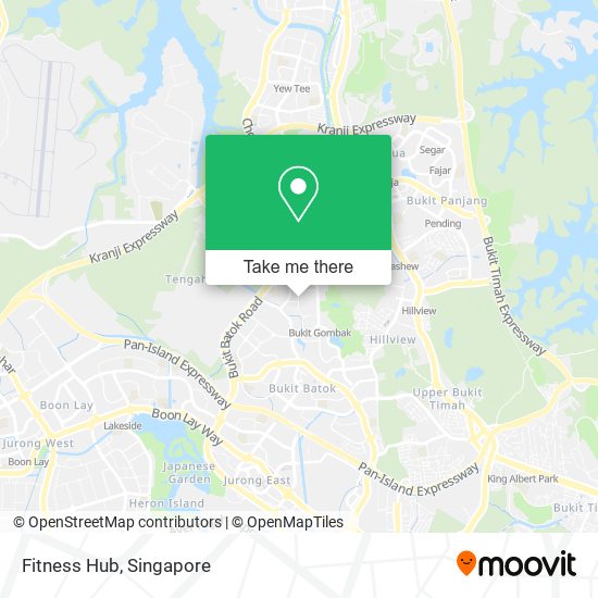 Fitness Hub map
