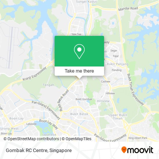 Gombak RC Centre map