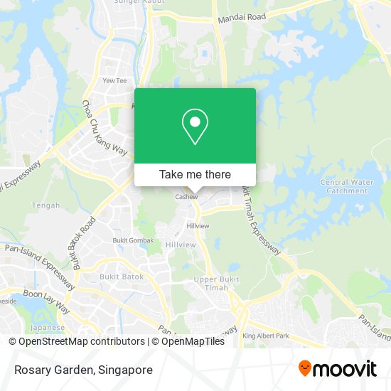 Rosary Garden map