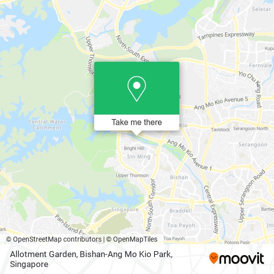 Allotment Garden, Bishan-Ang Mo Kio Park map