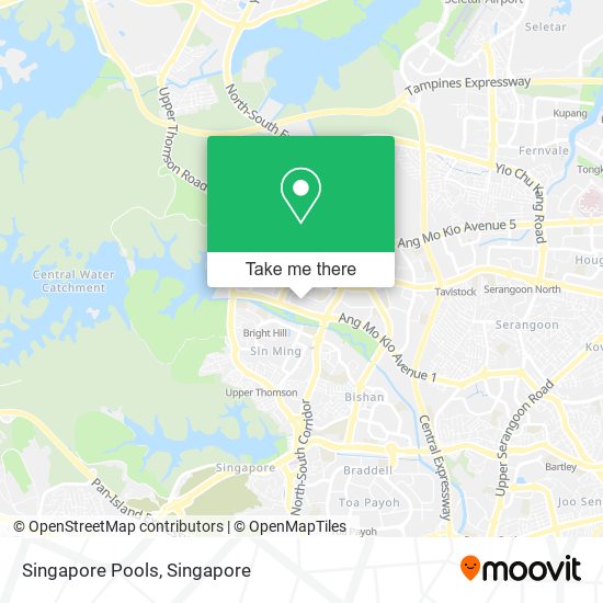 Singapore Pools map