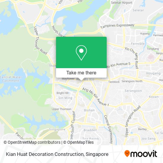 Kian Huat Decoration Construction map