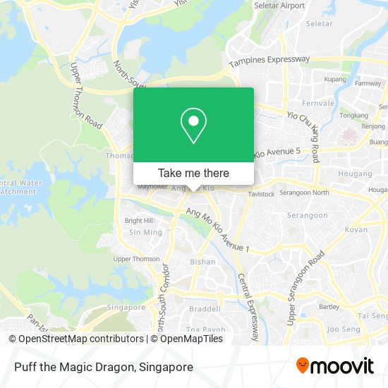 Puff the Magic Dragon map