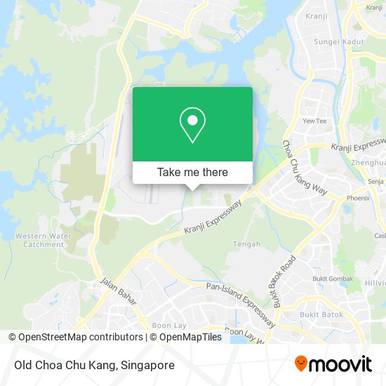 Old Choa Chu Kang map