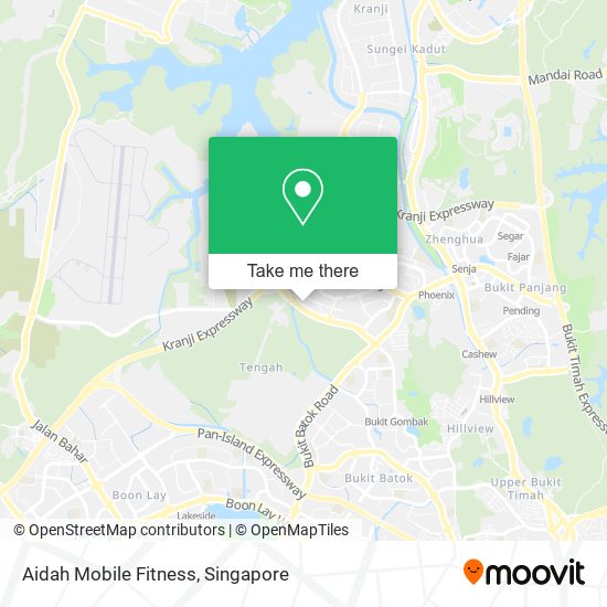 Aidah Mobile Fitness map