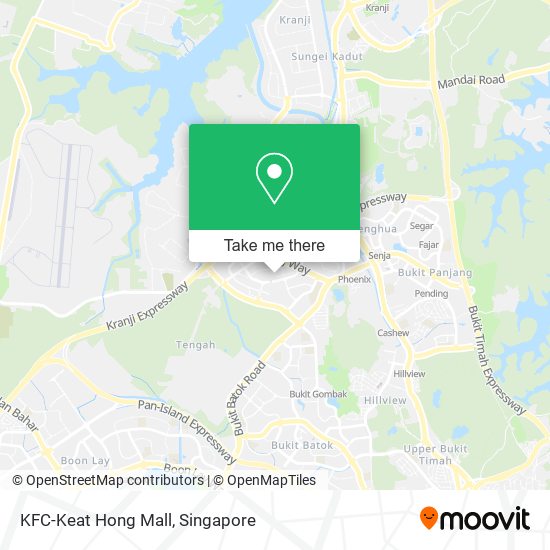 KFC-Keat Hong Mall map