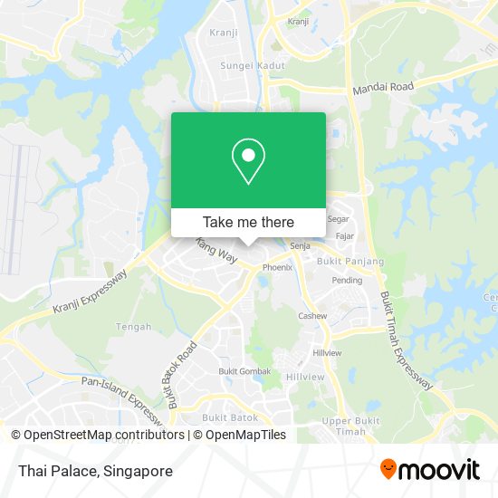 Thai Palace map