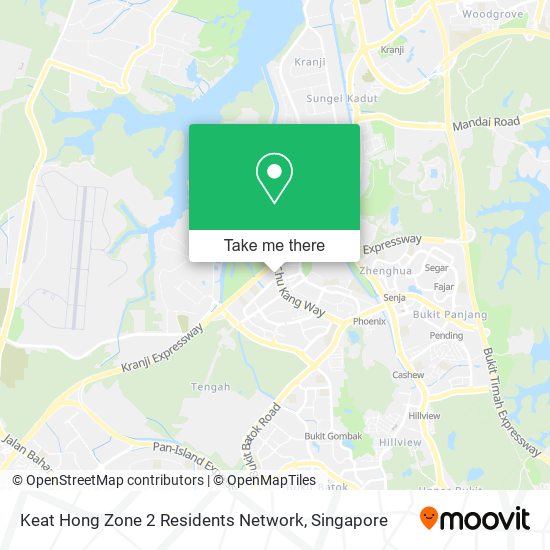 Keat Hong Zone 2 Residents Network map
