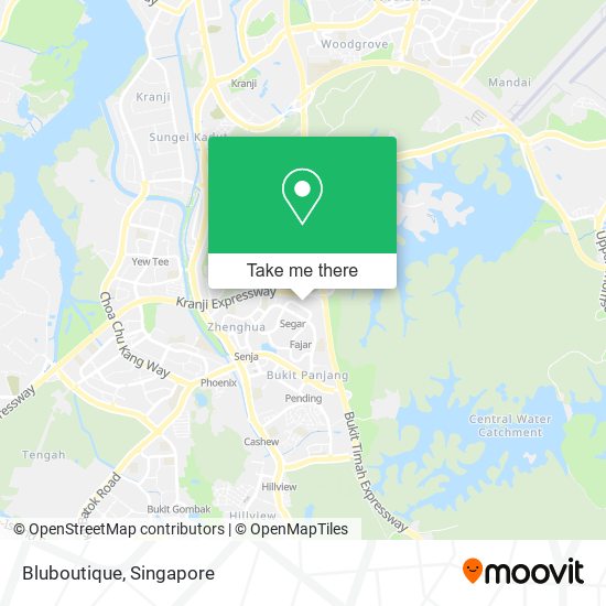 Bluboutique map