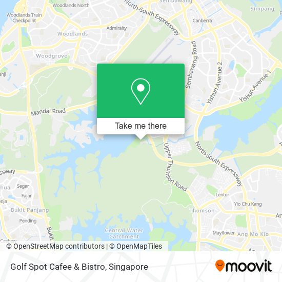 Golf Spot Cafee & Bistro map