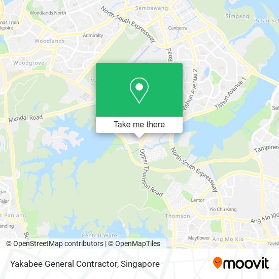 Yakabee General Contractor map