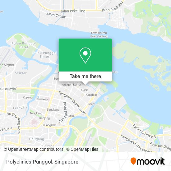 Polyclinics Punggol map