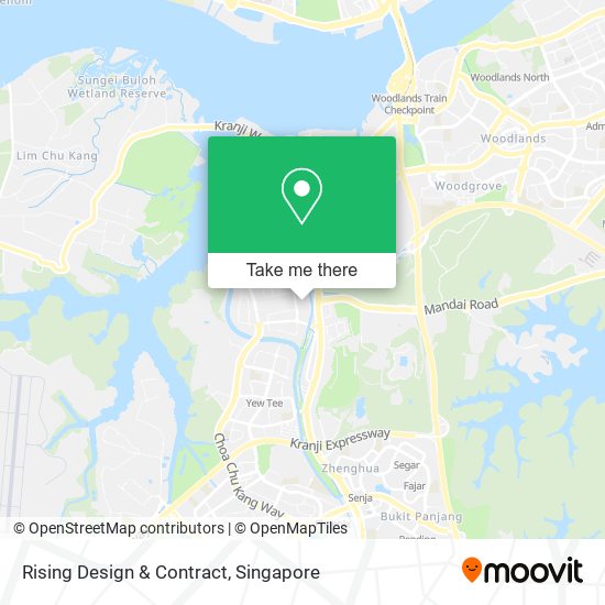 Rising Design & Contract map