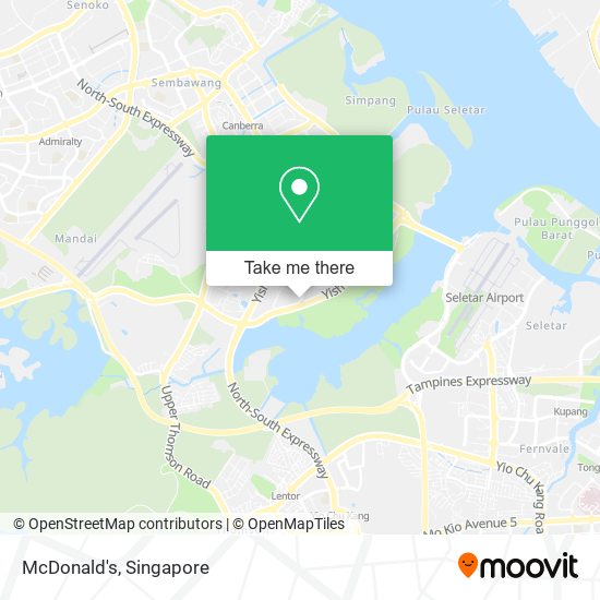 McDonald's map