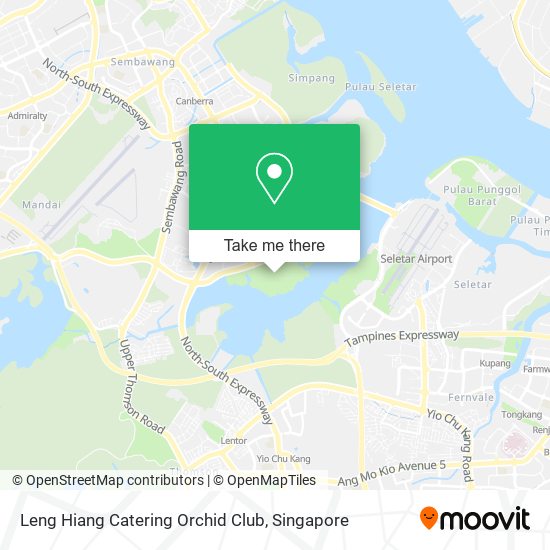 Leng Hiang Catering Orchid Club map