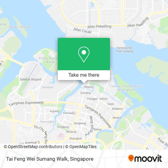 Tai Feng Wei Sumang Walk map