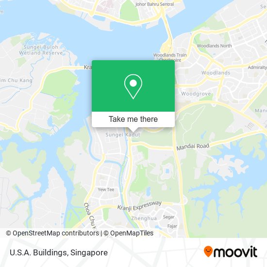 U.S.A. Buildings map