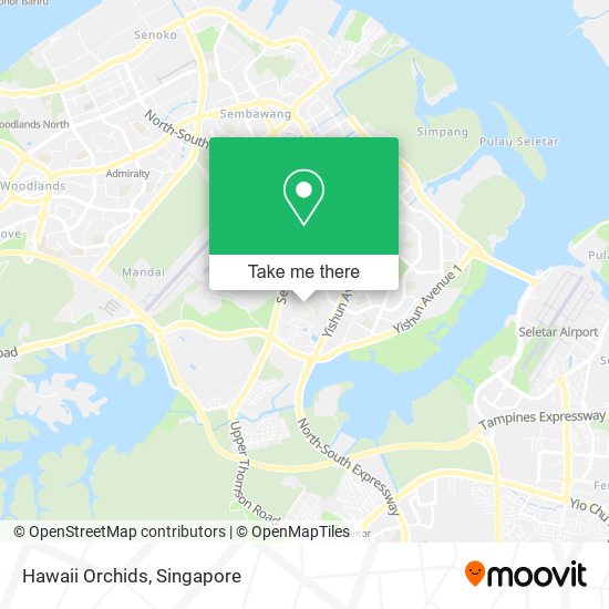 Hawaii Orchids map