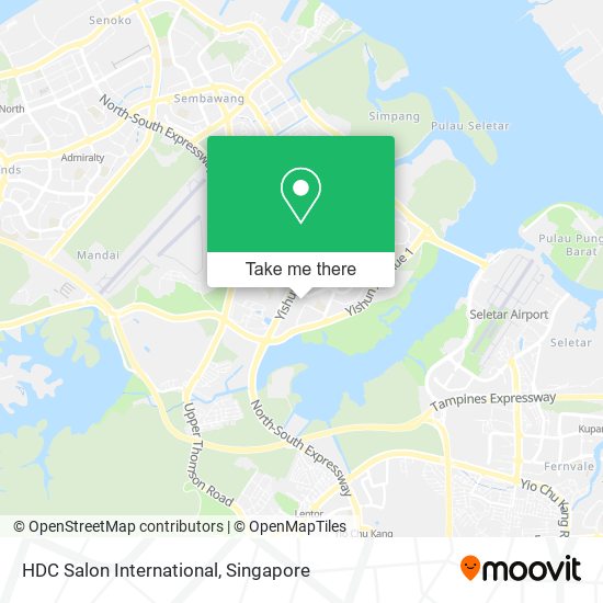 HDC Salon International map